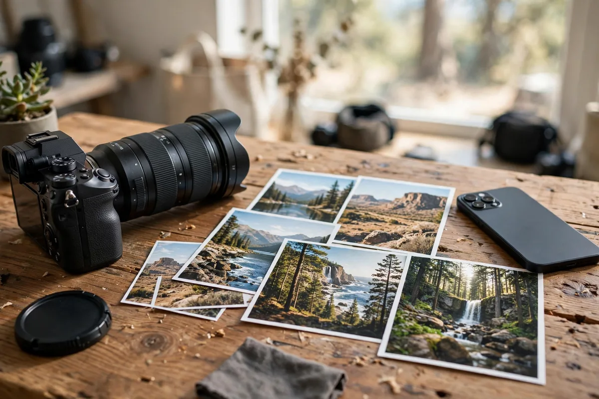 Illustration for templates for photographers