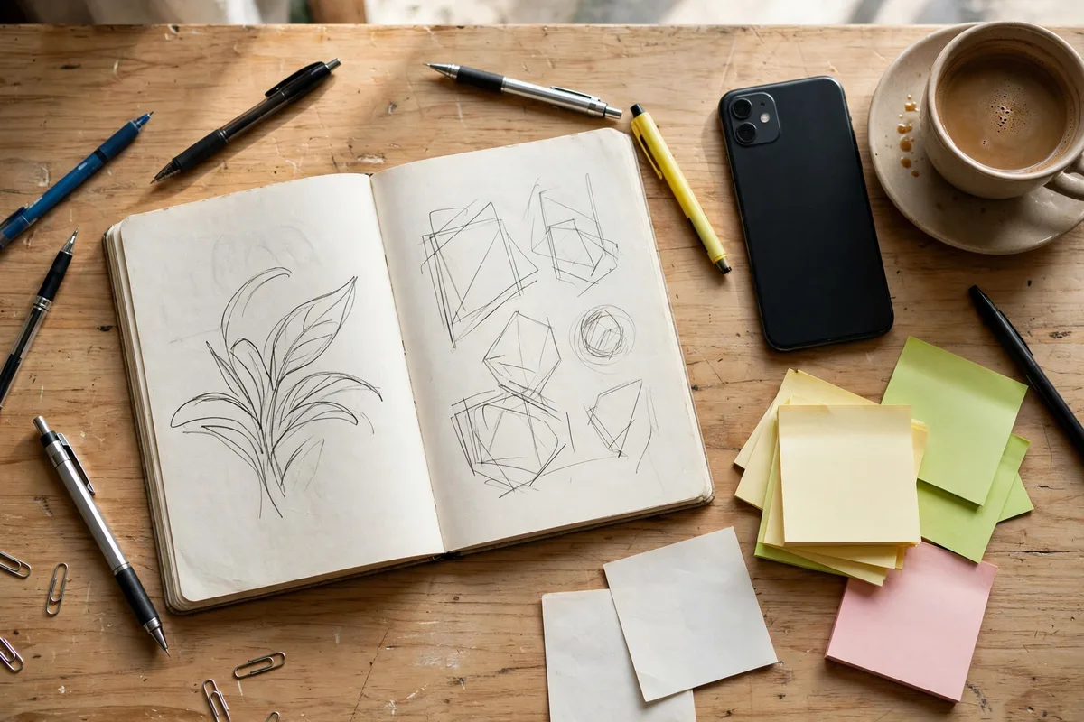 Illustration for Photograph what is on your desk right now