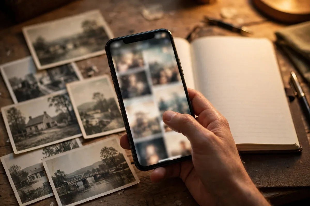 Illustration for Use your camera roll as a story archive