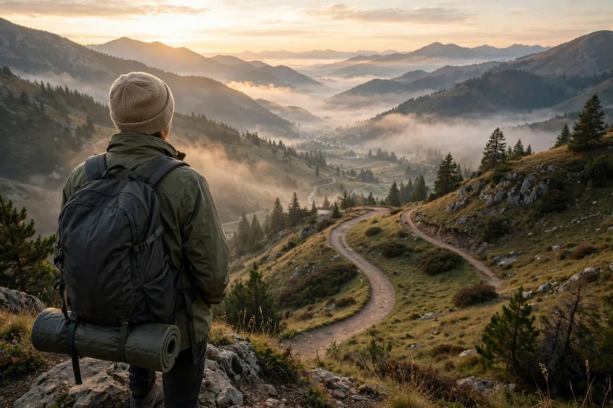Illustration for travel stories for beginners
