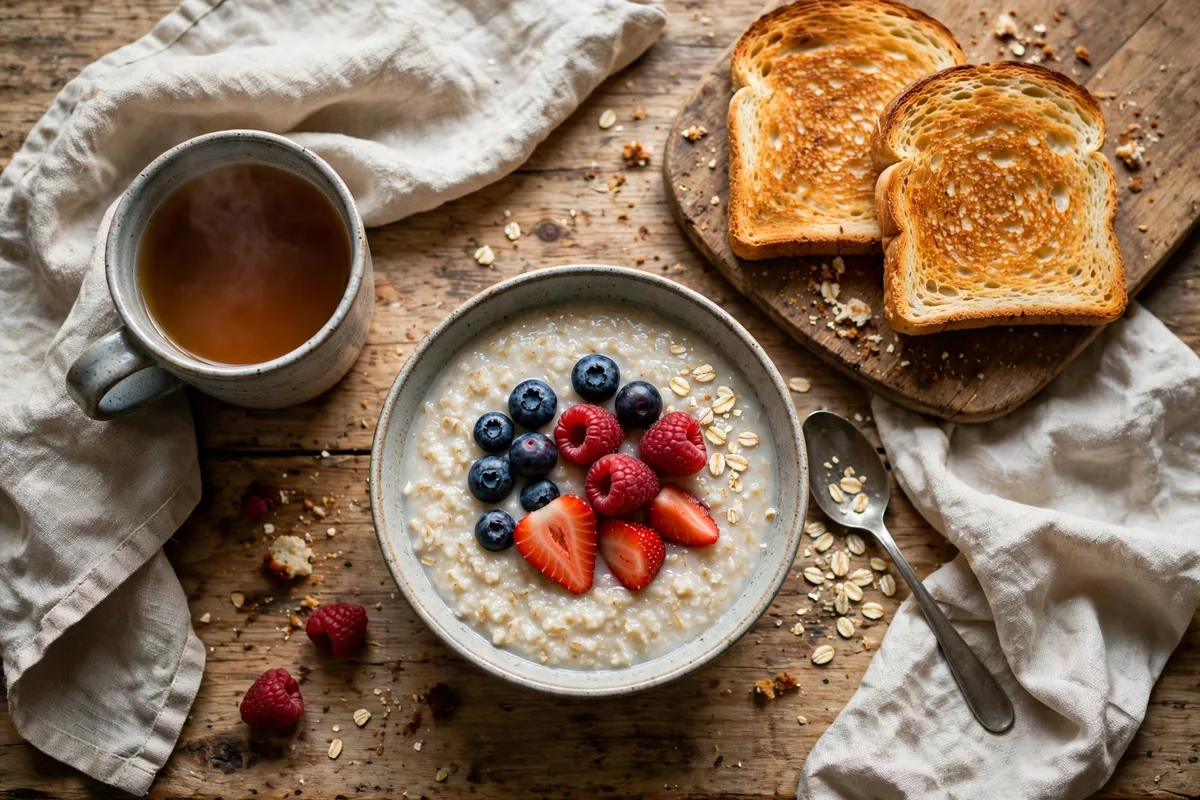Illustration for Start with your breakfast, the easiest food story of all