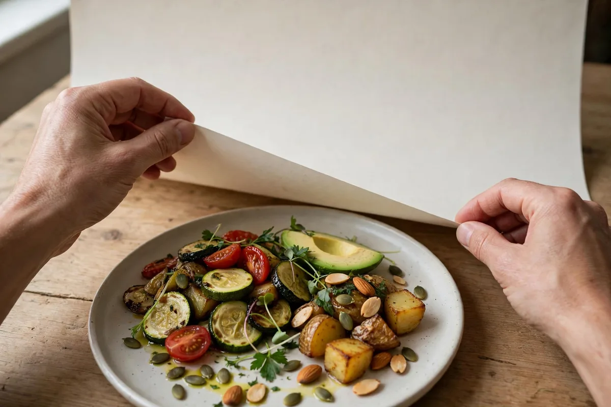 Illustration for Check the background before the plate